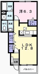 ミルト　アンジュIIの物件間取画像